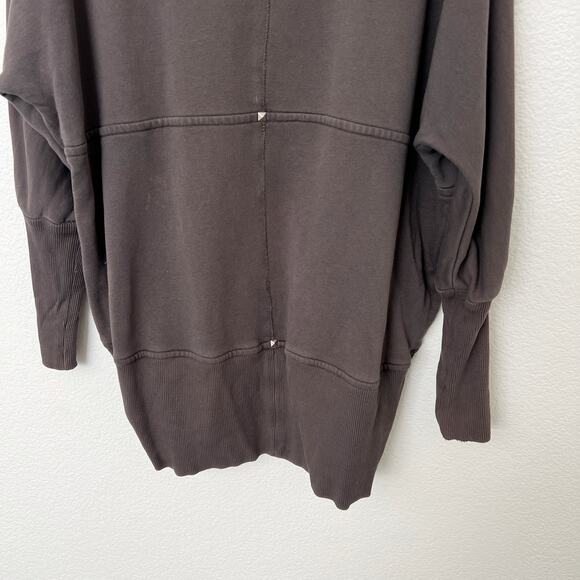 [Wilfred] Aritzia Size Medium M Gray Diderot Open Front Cocoon Cardigan Sweater - Picture 5 of 11